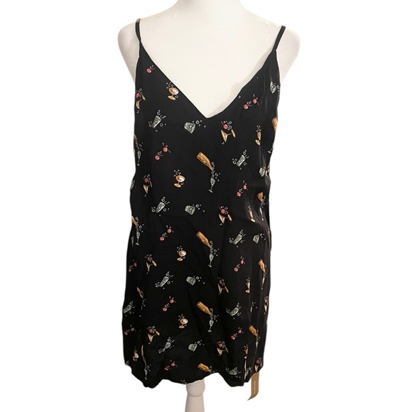 Reformation Marlowe Mini Dress in Champagne Pop Print - Picture 3 of 11
